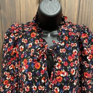 Calvin Klein pie-crust collar dress